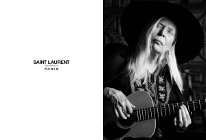 Saint Laurent Music Project S|S ’15 with Joni Mitchell