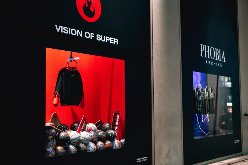 Vision of Super e Phobia Archive conquistano le vetrine della Rinascente