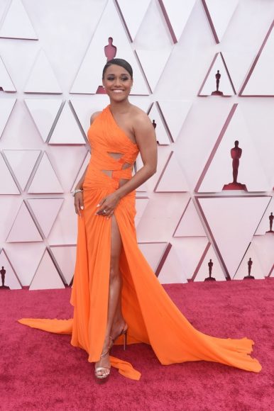 Ariana Debose at ABC's Coverage Of The 93rd Annual Academy Awards - Red Carpet