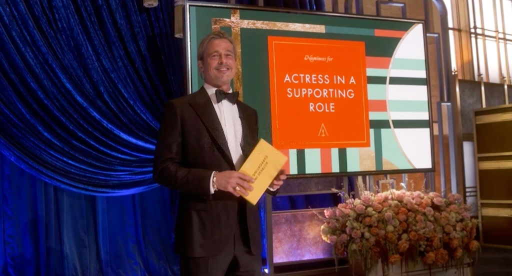 Brad Pitt For Actress In A Supporting Role - ABC Coverage Of The 93rd Awards