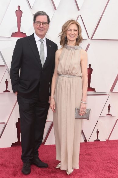 David Rubin, Dawn Hudson in the ABC's Coverage Of The 93rd Annual Academy Awards