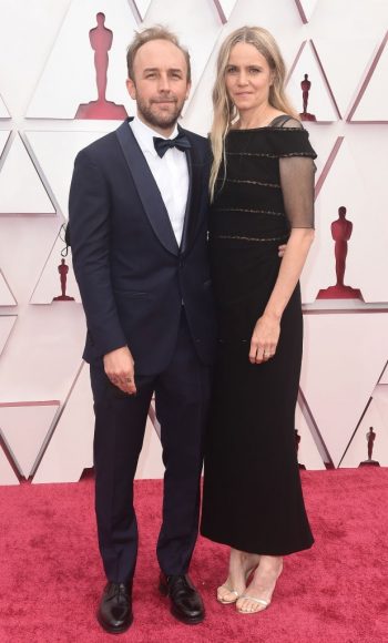 Derek Cianfrance, Shannon Plumb in ABC's Coverage Of The 93rd Annual Academy Awards