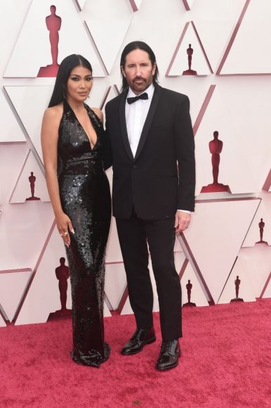 Mariqueen Maandig, Trent Reznor at the ABC's Coverage Of The 93rd Academy Awards