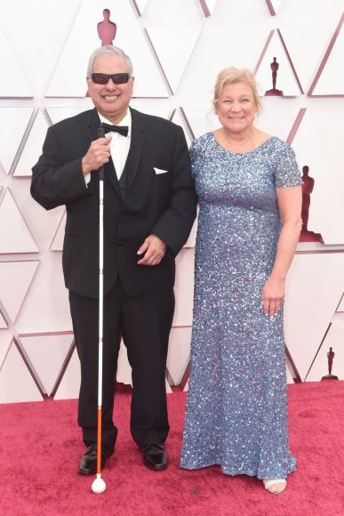 Robert Tarango, Susan Ruzenski in the ABC's Coverage Of The 93rd Annual Academy Awards