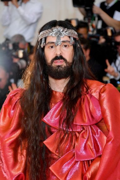 Alessandro Michele at The 2019 Met Gala Celebrating Camp Notes on Fashion at Metropolitan Museum of Art in New York City