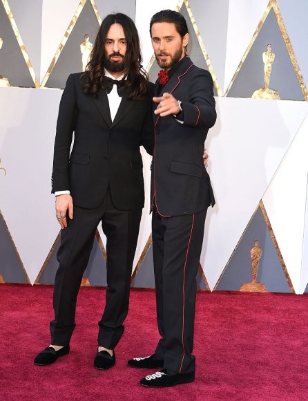 Alessandro Michele and Jared Leto arrives at the 88th Annual Academy Awards at Hollywood