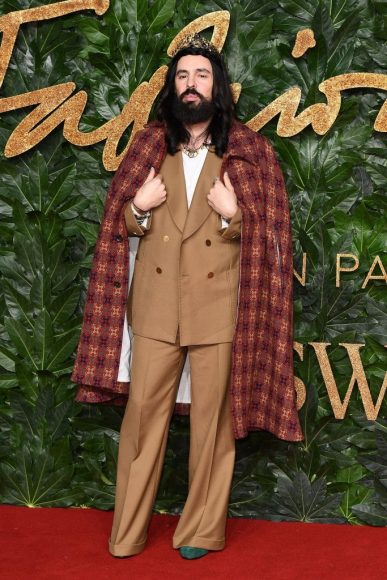 Alessandro Michele at The Fashion Awards 2018 In Partnership With Swarovski at Royal Albert Hall in London