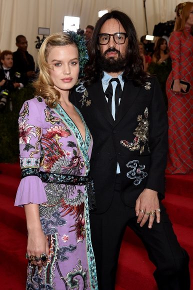 Georgia May Jagger and Alessandro Michele