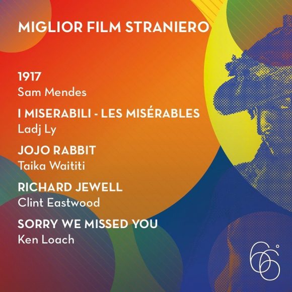 Miglior Film Straniero - 66TH Annual Italian Movie Awards
