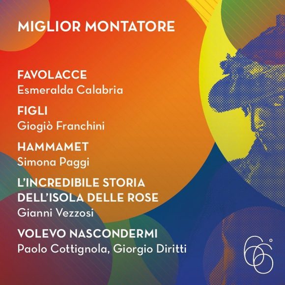Miglior Montatore - 66TH Annual Italian Movie Awards
