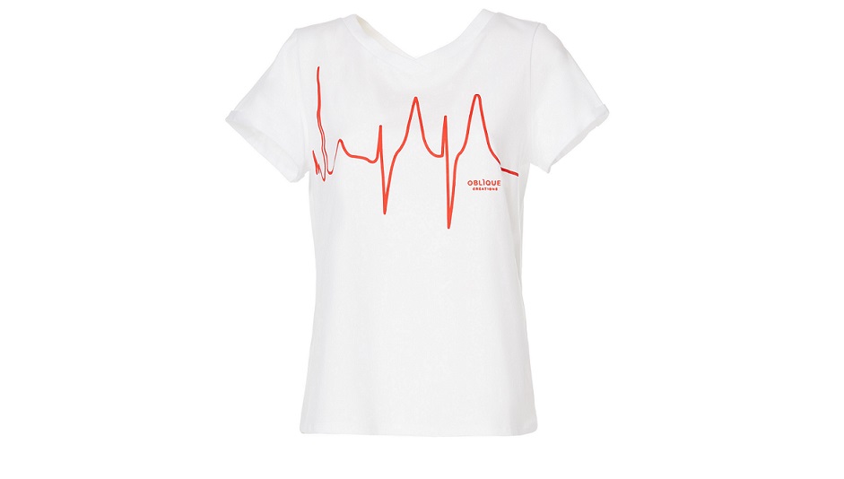 La t-shirt Heart Beat di Oblique Creations, per la Festa della Mamma.