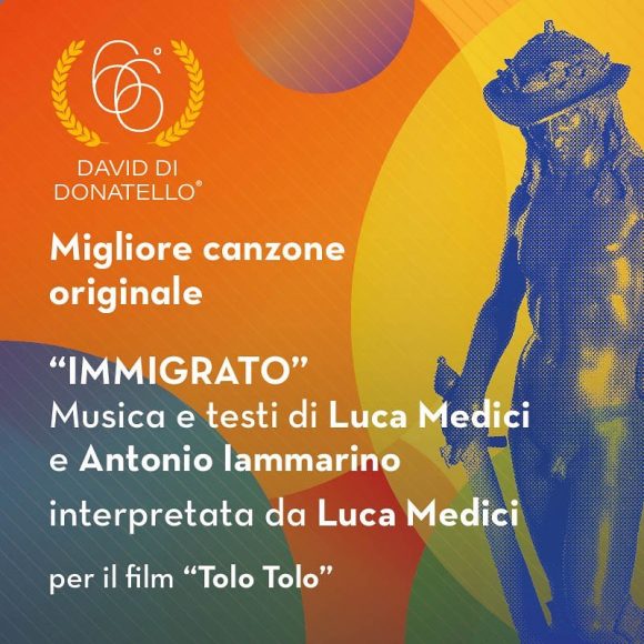 Premio Miglior Canzone Originale - 66TH Annual Italian Movie Awards