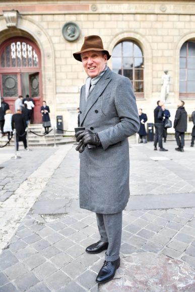 Gildo Zegna at Thom Browne during Paris Fashion Week